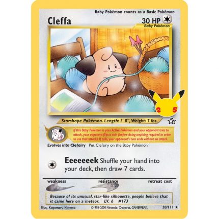 Pokémon Celebrations Classic Collection Cleffa - 20/111 (Holo)