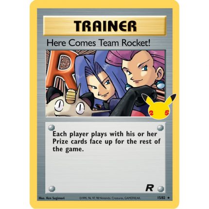 Pokémon Celebrations Classic Collection 15/82 Here Comes Team Rocket (Holo)