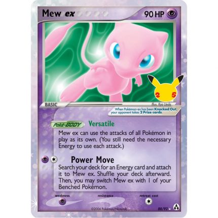 Pokémon Celebrations Classic Collection 88/92 Mew ex (Holo)