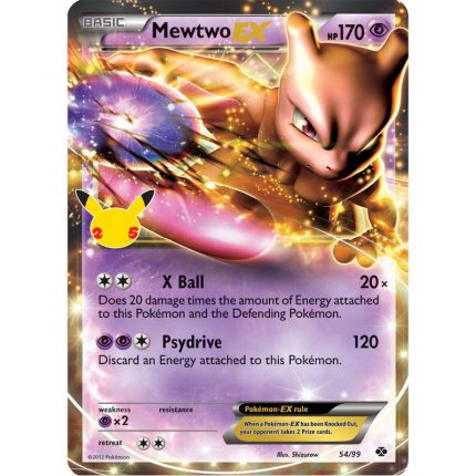 Pokémon Celebrations Classic Collection 54/99 Mewtwo EX (Holo)