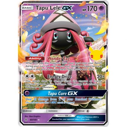 Pokémon Celebrations Classic Collection 60/145 Tapu Lele GX (Holo)